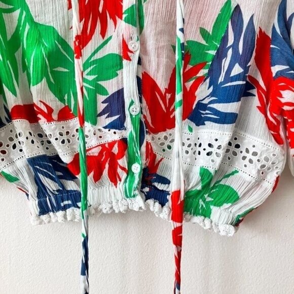 Place Nationale Saint Georges Top & Carcans Tropical Pant Set - Picture 6 of 13